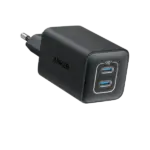 شاحن منزلي أنكر 523 USB-C بقدرة 47 واط بمنفذين – Nano 3 – أسود | A2039L11