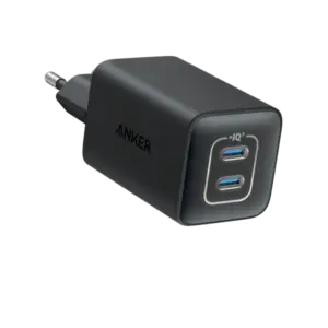 شاحن منزلي أنكر 523 USB-C بقدرة 47 واط بمنفذين – Nano 3 – أسود | A2039L11
