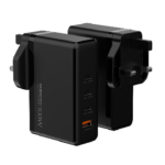 RC41 100W GaN Multi-Port Fast Charger | 3 × Type-C + 1 × USB-A - شاحن RC41 سريع بقدرة 100W مع 4 منافذ (3 × Type-C + 1 × USB-A)