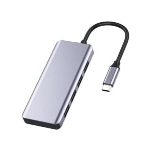 RH06 Type-C to 4×USB3.0 + Micro Hub | Data & Charging Support - محور RH06 Type-C إلى 4×USB3.0 + Micro | دعم نقل البيانات والشحن