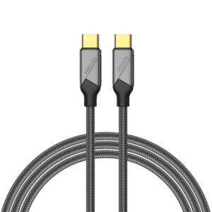 RS18CC Type-C to Type-C Cable | 240W High-Power Fast Charging - كابل RS18CC تايب-سي إلى Type-C | شحن سريع عالي الطاقة 240W