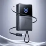Joyroom JR-PR1 10000mAh 22.5W Powerbank with Built-in Retractable USB-C Cable - Black
