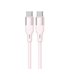 RS16CC Type-C to Type-C Silicone Cable | 100W PD Fast Charging & Data Transmission - كابل RS16CC Type-C إلى Type-C من السيليكون | شحن سريع PD 100W ونقل بيانات