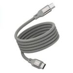 RS23CC Type-C to Type-C Magnetic Cable | 65W PD Fast Charging with Auto-Roll Storage - كابل RS23CC Type-C إلى Type-C مغناطيسي | شحن سريع PD 65W مع تخزين ذاتي اللف