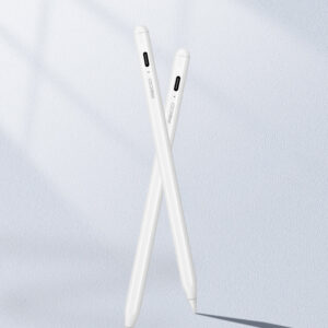 RECCI RCS-S09 SCREEN TOUCH PEN WITH TYPE-C CHARGING - WHITE - قلم لمس الشاشة  من ريتشي مع منفذ شحن من النوع سي - أبيض